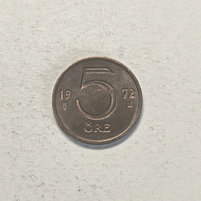 5 ore, 1972, Sverige