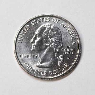Quarter dollar, 2003, 1820, Maine, D