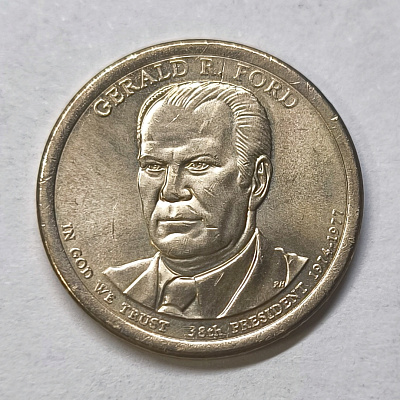 $1, 2016, 1974-1977, 38th President, Gerald R. Ford, D