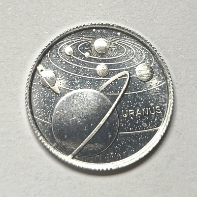 1 kurus, 2022, Uranus, Turkiye Cumhuriyeti, Republic of Turkiye