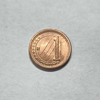 1 centimo, 2009, Republica Bolivariana de Venezuela, upside down