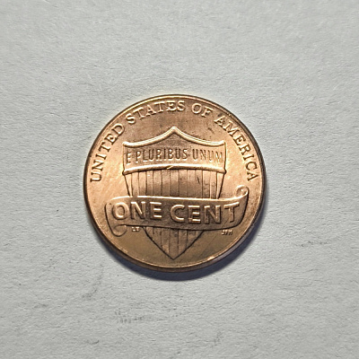 One cent, 2018, United States of America, E Pluribus Unum, In God We Trust, Liberty, перевертыш, D