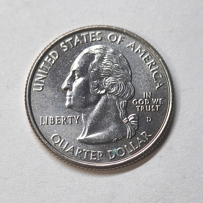 Quarter dollar, 2006, 1864, Nevada, The Silver State, D