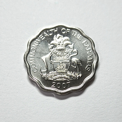 10 cents, 2007, Commonwealth of the Bahamas
