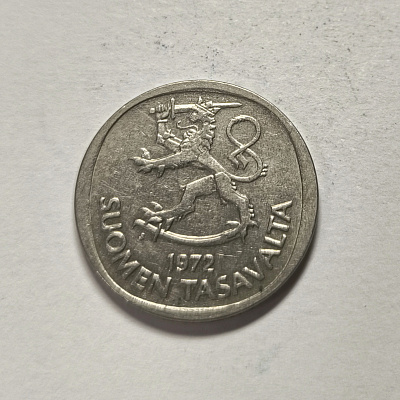 1 markka, 1972, Suomen Tasavalta