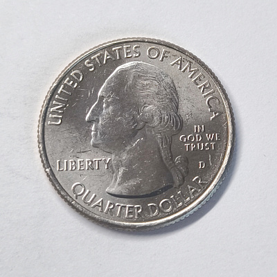 Quarter dollar, 2020, Connecticut, Weir Farm, A National Park for Art, D