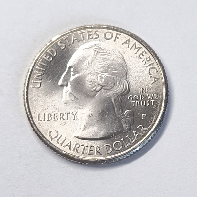 Quarter dollar, 2020, U.S. Virgin Islands, Salt River Bay, P