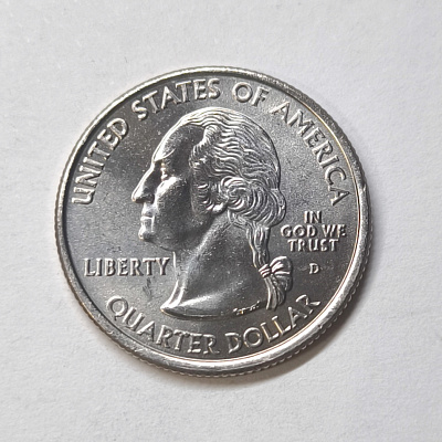 Quarter dollar, 2006, 1889, North Dakota, D
