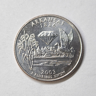 Quarter dollar, 2003, 1836, Arkansas, D