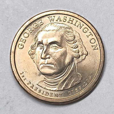 $1, 2007, 1789-1791, 1st President, George Washington, P