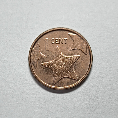 1 cent, 2015, Commonwealth of the Bahamas