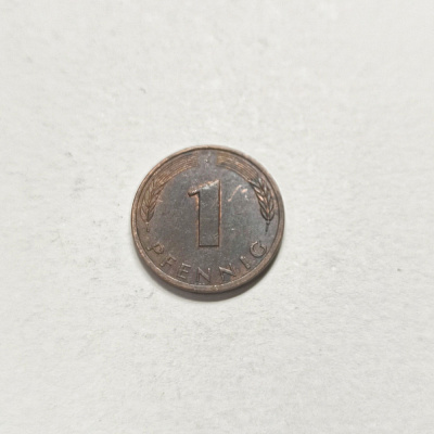 1 pfennig, 1980, Bundesrepublik Deutschland, J