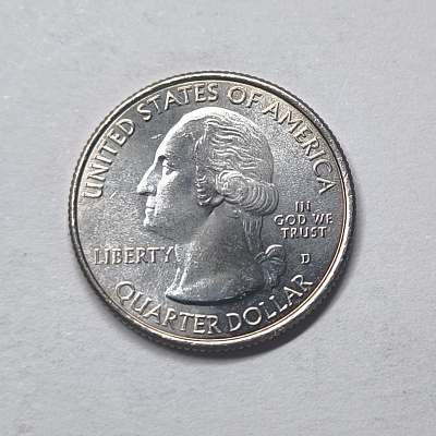 Quarter dollar, 2015, North Carolina, Blue Ridge Parkway, D
