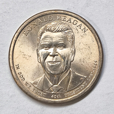 $1, 2016, 1981-1989, 40th President, Ronald Reagan, P
