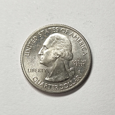 Quarter dollar, 2016, North Dakota, Theodore Roosevelt, S