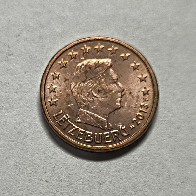 1 euro cent, 2013, LUXEMBOURG