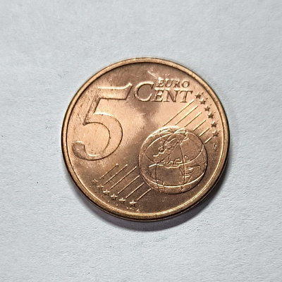 5 euro cent, 2008, Portugal, VS, INCH