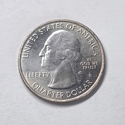 Quarter dollar, 2018, Michigan, Pictured Rocks, D