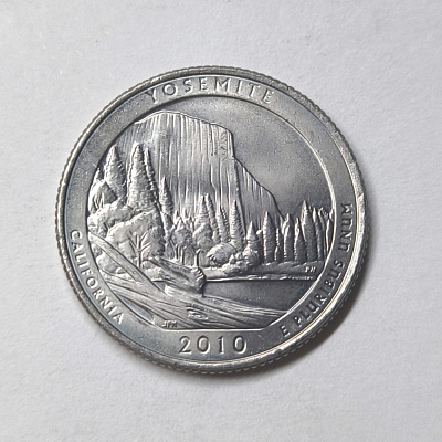 Quarter dollar, 2010, California, Yosemite, D