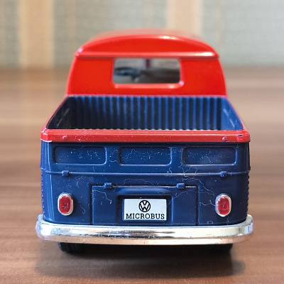 Volkswagen Bus Double Car Pickup 1963, 1:34