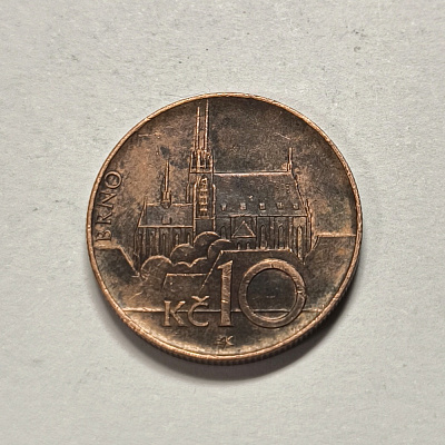 10 крон, 10 kc, 2010, Brno, Ceska Republika