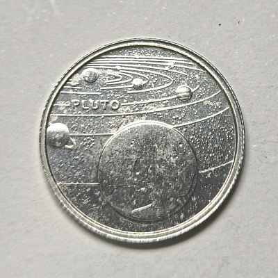 1 kurus, 2022, Pluto, Turkiye Cumhuriyeti, Republic of Turkiye