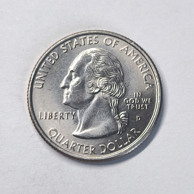 Quarter dollar, 1999, 1788, Connecticut, The Charter Oak, D