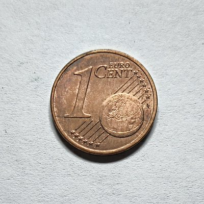 1 euro cent, 2017, ein euro cent
