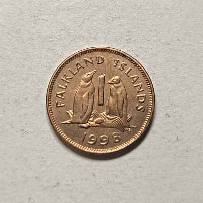 1 пенни, 1998, Falkland Islands, Queen Elizabeth the Second