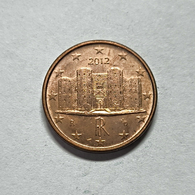 1 euro cent, 2012, R
