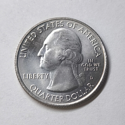 Quarter dollar, 2010, Arkansas, Hot Springs, D