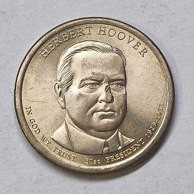 $1, 2014, 1929-1933, 31st President, Herbert Hoover, P