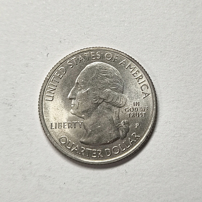 Quarter dollar, 2016, Illinois, Shawnee, P