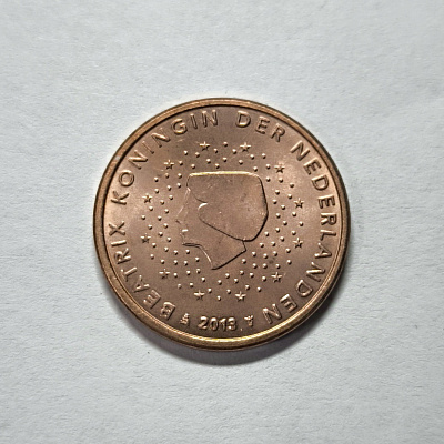 5 euro cent, 2013, Beatrix Koningin der Nederlanden