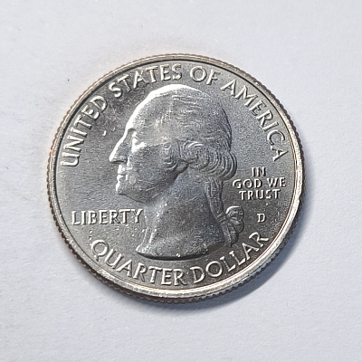 Quarter dollar, 2019, Guam, War in the Pacific, D