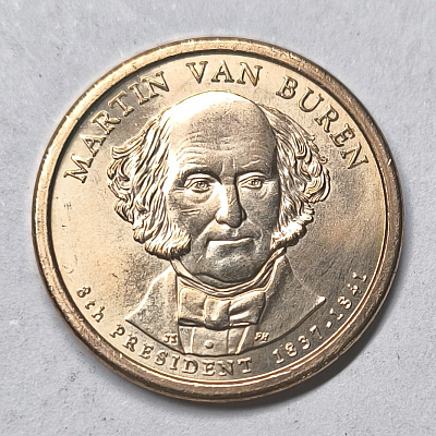 $1, 2008, 1837-1841, 8th President, Martin Van Buren, P