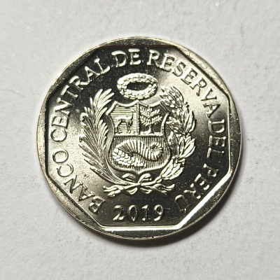1 sol, 2019, Rana del Titicaca, Telmatobiuss culeus, Banco Central de Reserva del Peru