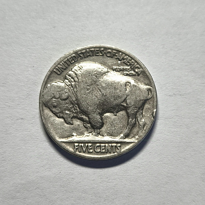 Five cents, 1937, United States of America, E Pluribus Unum, Liberty, перевертыш