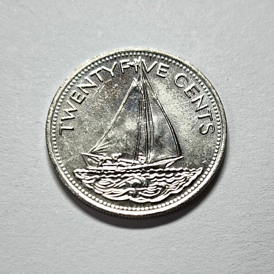 Twenty five cents, 2005, Commonwealth of the Bahamas